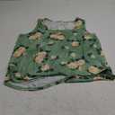 WIHOLL Tank Tops for Women Summer Outfits 2025 Square Neck Casual Shirts Blouses (X-Large, 0-green Flower)