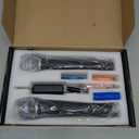 Wireless Microphone, Rechargeable Dual Cordless Handheld Dynamic Wireless Mics,NEWBAXS Karaoke Microphones with 1/4'' Output for Karaoke, Meeting, Singing, Church, Wedding