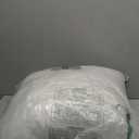 Amazon Basics Down Alternative Bed Pillows for Back and Side Sleepers, Medium Density, 20" x 20", White, 2-Pack