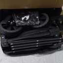 Collapsible Wagon, Foldable Wagons with Extended 40" L, Folding Wagon with Tailgate, Portable Lightweight Utility Wagons for Grocery, Shopping, Camping, Garden, Sports, Black D