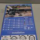 Custom-Fit for Volvo Steering Wheel Cover, Premium Leather Car Steering Wheel Cover with Logo, Non-Slip, Breathable (B-Style,for Volvo)