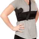 Shoulder Holster for Deep Concealment Underarm Gun Holster for Men and Women, Fits Most Handguns, Black (L - Left Draw)