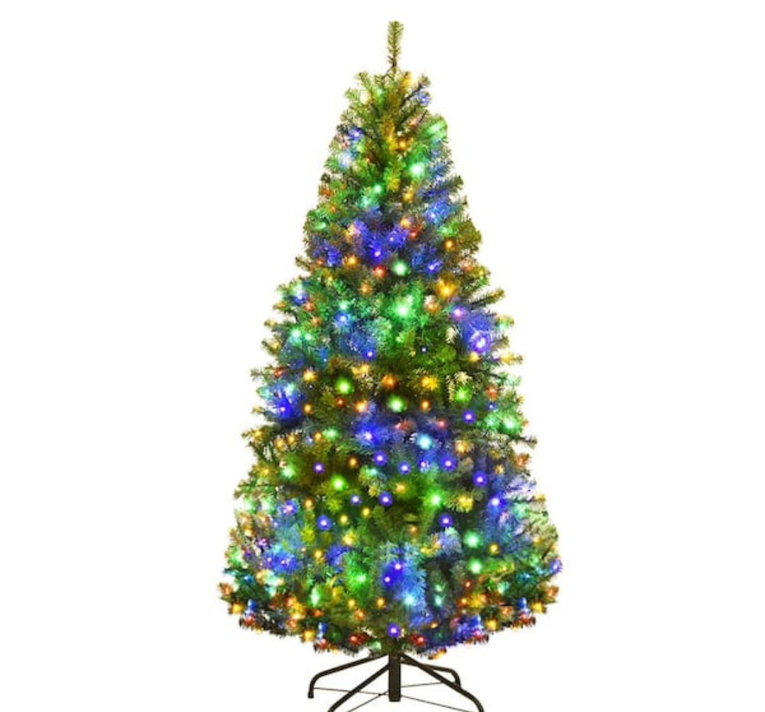 4 ft. Pre-Lit Artificial Christmas Tree with 100 LED Lights