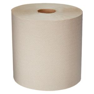 AmazonCommercial 1-Ply Kraft 7.9' Hard Roll Paper Towels (SOFI-011) Bulk for Business |Made from 100% Recyclable Material |Compatible with Universal Dispensers|800 feet per Roll (6 Rolls)
