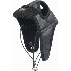 Leconpet Dog Aviator Hat, Dog Winter Pilot Hat with Ear Flaps for Cold Weather (L, Black)