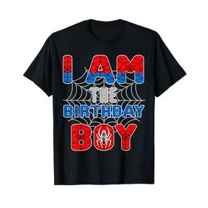 Spider Web Birthday Party I'm The Birthday Boy T-Shirt ,size extra small