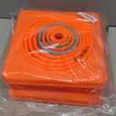 RoadHero 18 Inch 3 Pack Collapsible Traffic Safety Cones, Multi Purpose Pop-up Cones with Reflective Collar for Road Safety, Orange Cones for Driving Training, Parking Lots