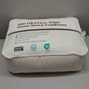 puredown Goose Down Comforter King Size, 800 Fill Power, 100% Cotton Winter Oversized Down Duvet Insert 700 Thread Count, Heavyweight Cloud Fluffy Pinch Pleat Extra Warmth