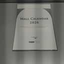 Wall Calendar 2026, 12 Months, 17" x 12" Large Wall Calendar 2026 with Hanger, Thick Paper and Spiral Binding, Vintage Arch Design.