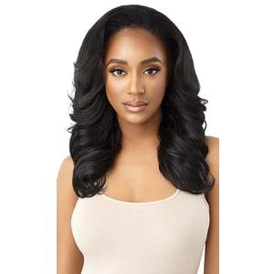 Outre Synthetic Quick Weave Wig - Neesha H305 (Color:1B Off Black)