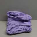 Biscaynebay Wrap Around Bed Skirts for King & Cal King Beds 18" Drop, Lavender Adjustable Elastic Dust Ruffles Easy Fit Wrinkle Resistant Silky Luxurious Fabric Machine Washable