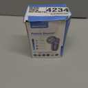 BEAUTURAL Fabric Shaver and Lint Remover, Sweater Defuzzer with 2-Speeds, 2 Replaceable Stainless Steel Blades, Battery Operated, Remove Clothes Fuzz, Lint Balls, Pills, Bobbles Gray