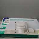 Medline Toilet Safety Rail For Seniors with Easy Installation, Height Adjustable Toilet Safety Frame, Bathroom Assist Rail with Armrests, Bathroom Safety, 250 lb. Weight Capacity