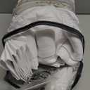 White Linen Curtains 92 Inches Long for Nursery 2 Panels Set, Memory Trained Pinch Pleated Soft Drapes for Living Room Light-Filtering Sheers Privacy Curtain That Let Light in 90-92 Inch Large Windows