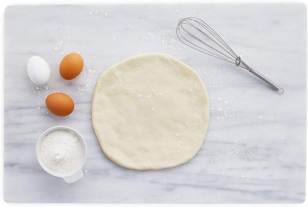 JEmarble Pastry Board 16x24 inch with Non-Slip Rubber Feets for Stability Perfect for Keep the Dough Cool and Chocolate Tempering(Premium Quality) White JEmarble Pastry Board 16x24 inch with Non-Slip Rubber Feets for Stability Perfect for Keep the Dough Cool and Chocolate Tempering(Premium Quality) White