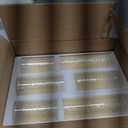 Set of 6 White Pillar Candles with Clear Glass Hurricane Holders- Elegant Cylinder Candle Vases for Weddings, Parties, Centerpieces, Home & Office Decor (Lvory White, 6 Set)