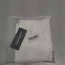 Women's Tank Top Square Neck Sleeveless Basic Double Lined Slim Fitted Crop Top White Small (White, S)