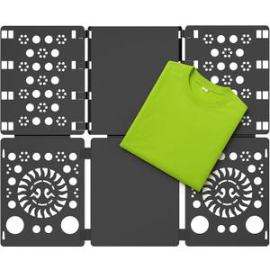 BoxLegend V3 Shirt Folder Board Tshirt Clothes Folder Folding Board Durable Laundry Sorter Helper Liner, Black