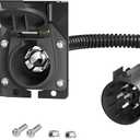 Dual-Output Vehicle-Side 7-Pin, 4-Pin Connectors, Factory Tow Package and USCAR Socket Required