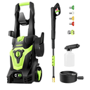 Electric Pressure Washer, Foam Cannon, 4 Different Pressure Tips, Power Washer, 3800 PSI 2.4 GPM