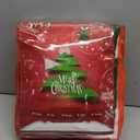 WeGuard Elf Costume for Women 5pcs Christmas Outfit Adult Santa Dress Plus Size with Hat Belt Shoes Cover Socks Xmas