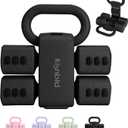 Adjustable Dumbbell Set of 2, 4 in 1 Free Weights Dumbbells Set for Women with Fast Adjustment, Each 2lb 3lb 4lb 5lb Hand Weights Set for Home Gym & Outdoor Exercise Training (Black)