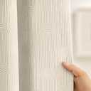 Boho Cotton Shower Curtain Morden Mid Centery Minimalist Shower Curtain,Beige,72 * 72