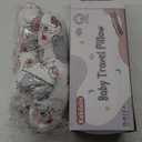 KAKIBLIN Baby Neck Pillow, Upgraded Baby Support Pillow,Babies Head Pillow,Neck Support Pillow for for Car Seat,Pushchair,Travel (Hippo)