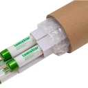 Fluorescent Grow Light Bulbs, 4 Pack, 18" Long, 1500 Lumens, 18W T5 6500K Sunlight Spectrum, for Seeding and Vegetables