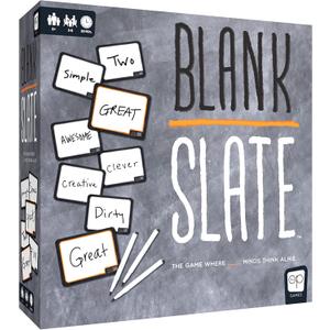 USAOPOLY BLANK SLATE, Where Great Minds Think Alike, Fun Family-Friendly Board Game, Word Association Party Game, Easy to Learn, Fun to Play Family Game Night, 3-8 Players, Ages 8+