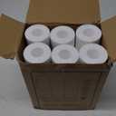 BLUERISE 5 Micron 10" x 2.5" Water Filter Replacement Whole House Sediment Home Water Filter Replacement Cartridge Ro Sediment Filter Easy Installation Fits Any 10" Reverse Osmosis Unit - 6 Pack