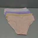 ALL OF SHE Womens Underwear Cotton Hipster Panties Breathable Sexy Cheeky Stretch Soft Ladies Bikini Underwear 6 Pack S-XXL (L)