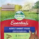 Oxbow Essentials Rabbit Food, Adult Rabbit, Made with Oxbow Timothy Hay, Pet Pellets with Vitamins & Minerals, Small Animal Pet Products, Bunny Supplies, Made in USA, Bunny Food, 5 lb (EXP 05/22/28)