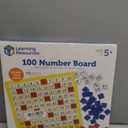 Learning Resources Hundred Number Board, Early Math, Counting Games for Kids,151 Piece Set, Ages 5+