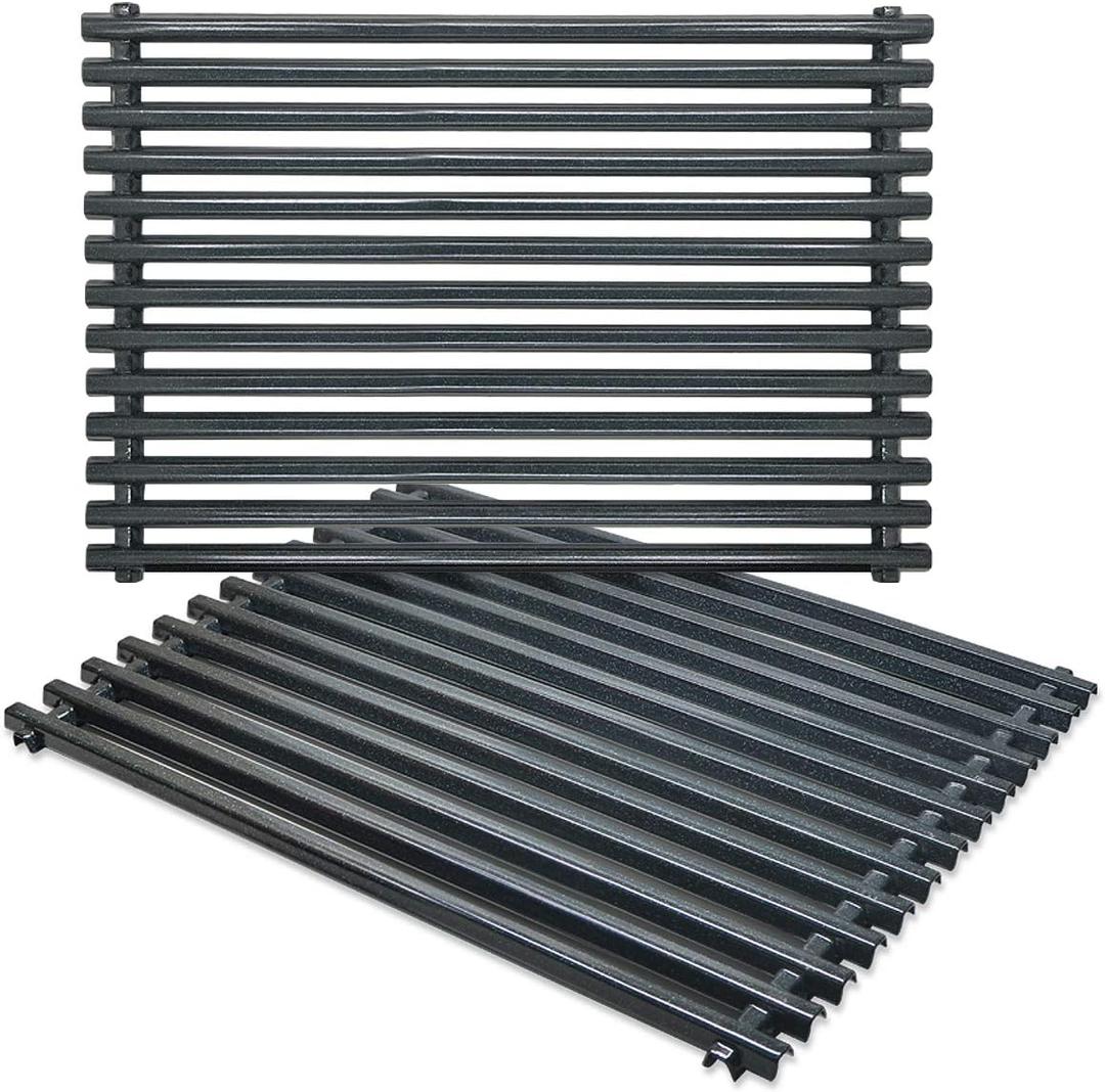 Antree 7525 Porcelain Enameled Grates (17.4 x 11.8 x 0.25) for Weber Spirit 300 Series, Spirit 700, Genesis Silver Gold B/C Replacement Weber 7525 Grates