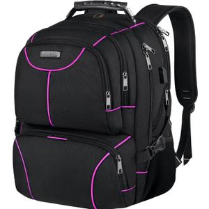 VECKUSON Laptop Backpack, 15.6 Inches, Purple, Unisex