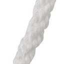 Bang4buck Three Strand Polypropylene Anchor Rope 1/2 inch 100 Feet Twisted Dockline for Boat/Sailboat/Sled Line with Thimble and 5850LB Breaking Strain (1/2 inch 100 Feet)
