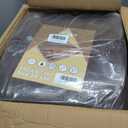 RAINDEWAY Tarp 24x36ft Brown Tarps Heavy Duty Waterproof 18Mil Extra Thick, 24x36 Feet-Finished size
