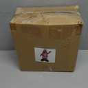 TURNMEON 8 Ft Christmas Inflatables Outdoor Decorations Black Santa Claus, African American Santa Holds Gift Box Built in LED Lights Christmas Blow up Yard Decorations Xmas Holiday Lawn Garden Home