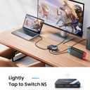 [Upgrade] HDMI Switch 3 in 1 Out, 4K@60Hz HDMI 2.0 Switch Splitter with 2.6FT Long HDMI Cable, 3-Port HDMI Switcher Selector, Supports 4K 30Hz 3D 1080P HDCP2.2 for PS5 Xbox DVD Player Fire Stick PC