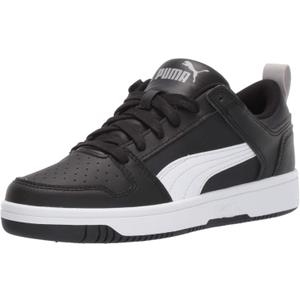 Puma Unisex-Child Rebound LayupSneaker (5.5 Big Kid, Puma Black-puma White-high Rise)