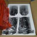 Black Pendant Lights Kitchen Island, Modern Hanging Lights Fixtures with Cylinder Black Gradient Glass, Industrial Kitchen Pendant Lighting Over Island for Dining Room, AD-24023-1P-BK-SM