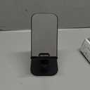 OCYCLONE Phone Stand, Adjustable Height and Angle Foldable Cell Phone Stand Holder for Desk, Taller iPhone Stand Compatible with 4.7"-13" Smartphones iPad Tablet, Black