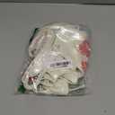 ZAFUL Women's Triangle Halter Bikini Set Crochet Boho Floral Swimsuit Cut Out Tie Side Two Piece Bathing Suit (Large, 1-beige)