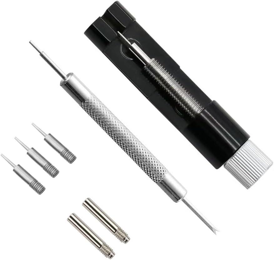 BEHLINE Watch Link Removal Tools,Watch Band Adjustment Repair Kit for Bracelet Strap with Extra Replacement Pins,Watch Pins Removal Tools for Sizing Band
