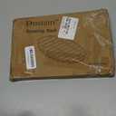 DIMESHY Roasting Rack, Black with Integrated Feet, Enamel Finished, Nonstick, fit for 13 inches oval roasting pan, safety, dishwasher, Great for Basting, Cooking, Drying, Cooling rack.(10x 6.5)