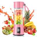 Cordless Mini Blender Make Smoothies & Shakes - Portable Blender with 380ML BPA-Free Travel Cup, USB Rechargeable, Easy to Clean, Suit in Gym/Office