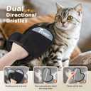 2 Pack Pet Hair Removal Glove for Cats & Dogs, 2025 New Upgrade Efficient Grooming Gloves for Pet Hair, Cat Grooming Gloves for Hair Removal