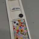 MOSNOVO Case for iPhone 13, [Buffertech 6.6ft Military-Grade Drop Protection] [Anti Peel Off Tech] Clear TPU Bumper Phone Case Cover Design - Blossom & Bloom