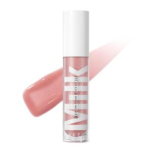 Milk Makeup Odyssey Lip Oil Gloss - For Fuller and Glossy Lips - Long Lasting Moisture - Semi-Sheer Color - Vegan Cruelty Free (Soul Search - Light Pink Shimmer)